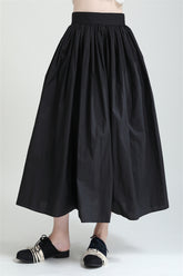 Simple Black Light Loose Skirt Dress